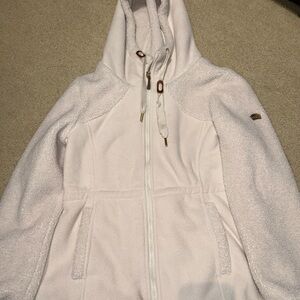 Koolaburra Off-White Teddy Jacket with Hood